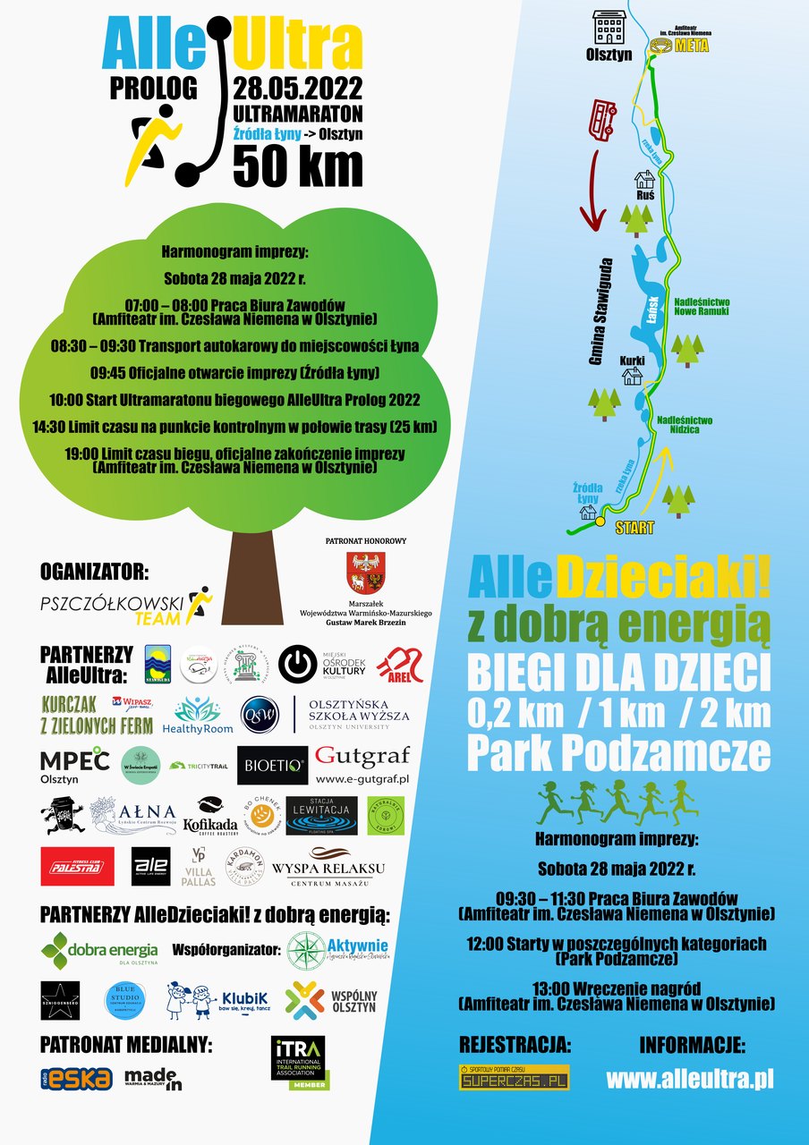 Plakat do wydarzenia Alleultra - ultramaraton 